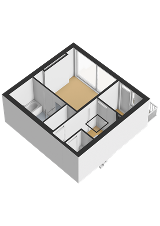 Floorplan - Schieweg 206C02, 3038 BM Rotterdam